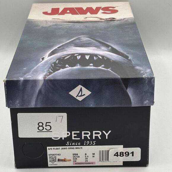 Sperry Jaws Top-sider Authentic Sunset on the Ocean A/O Float Shoes M 6/ W 8 - Picture 9 of 9